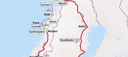 Nordland - Kaart