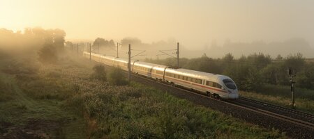 ICE Germany - In morning fog