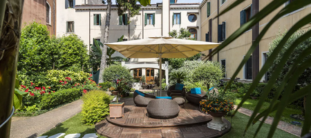 Hotel Abbazia binnentuin