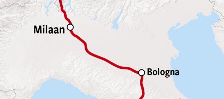 Kaartje Toscane en Umbrië