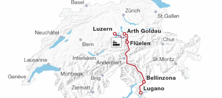 Gotthard Panorama Express | Timetable, Reservations & Book Tickets