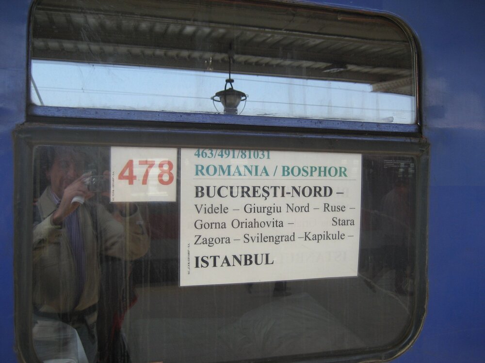 Oriënt Express Route naar Istanbul, route A