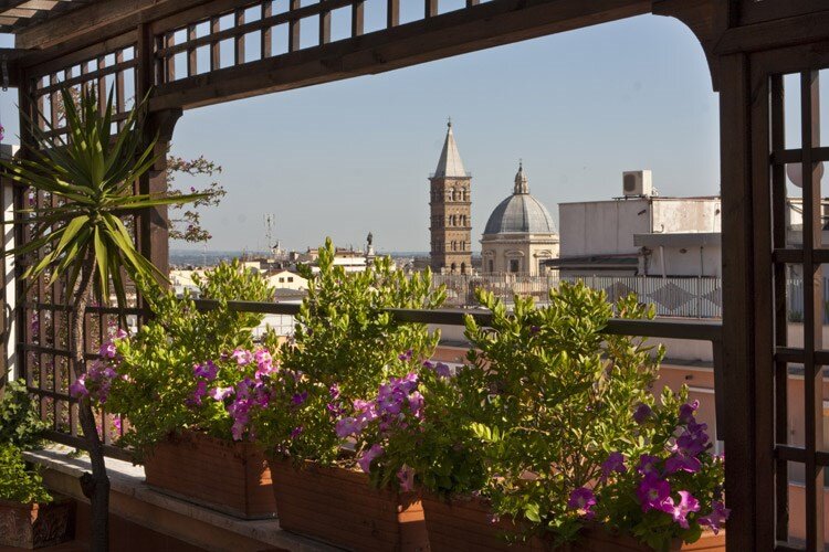 Stedentrip Rome - Trein en Hotel - Diana Roof Garden