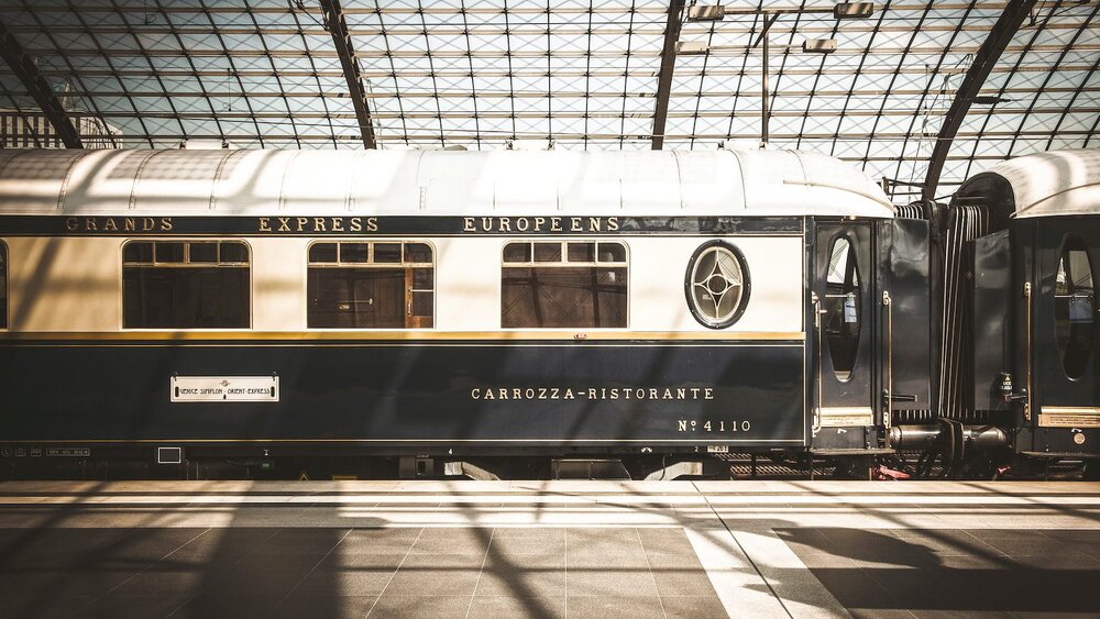 Orient Express - Luxury Train Europe - Outside on Platform