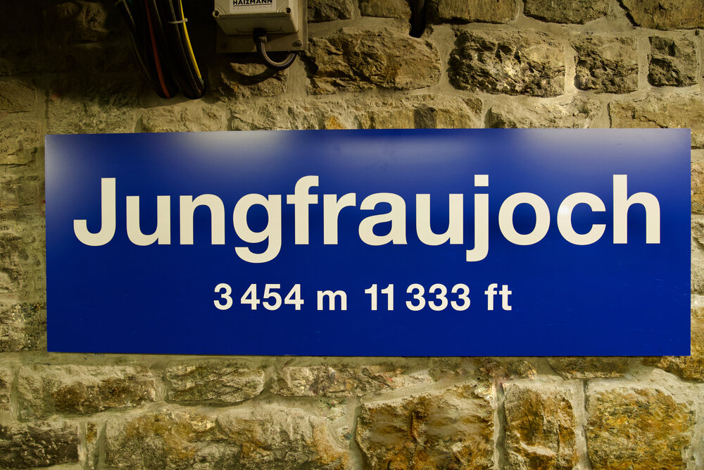 Jungfrau | Stationsbord 