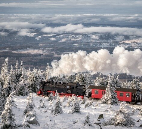 Stoomtreinen in de Harz front page