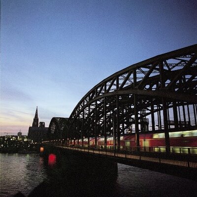 Cologne by train - Hohenzollernbrucke
