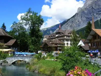 Vakantie Kandersteg - Trein en Hotel - Des Alpes