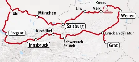 Oostenrijkse Schienenschmankerl | Kaart