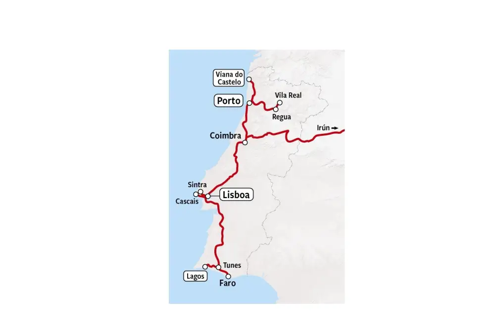 Night Train to Lisbon | Map