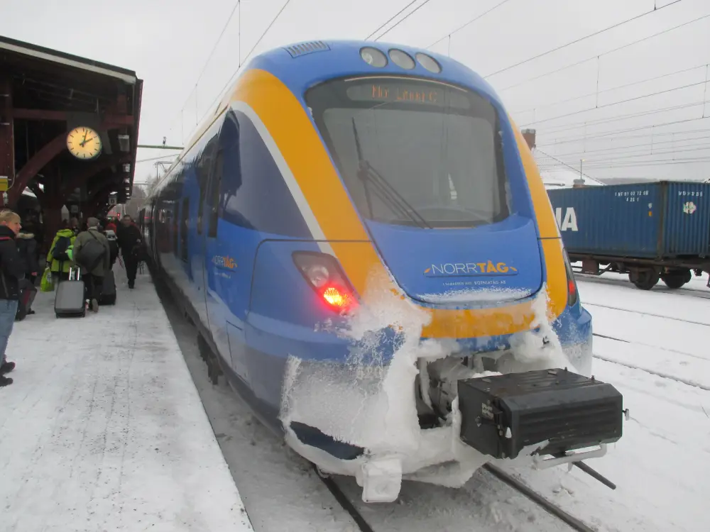 Trein Ijs reis Lapland-Zweden