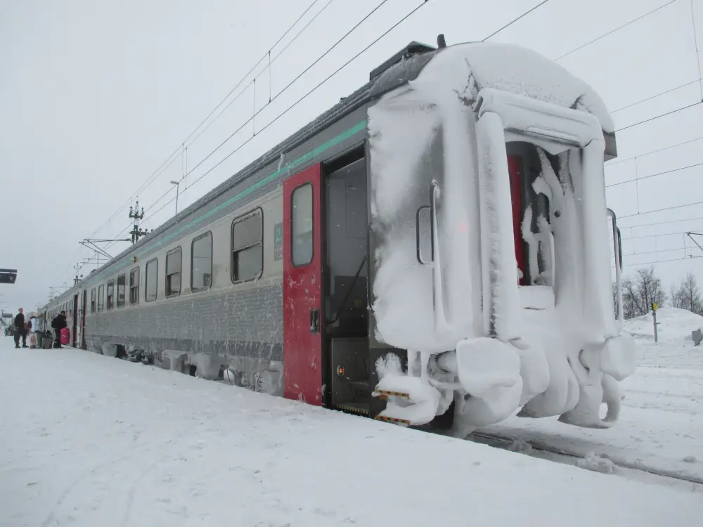 Trein Ijs reis Lapland-Zweden