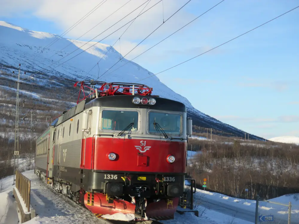 Trein Ijs reis Lapland-Zweden