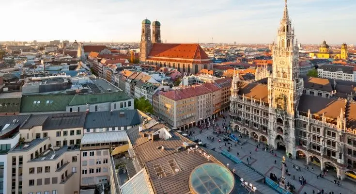 Met de trein naar Munchen