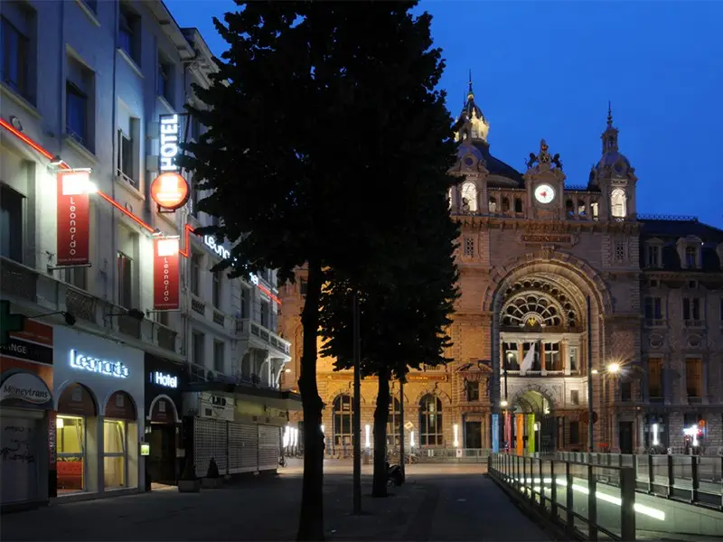 Met de trein Antwerpen