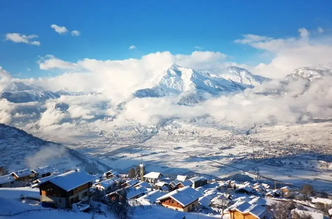 wintersport vakantie Veysonnaz   trein en hotel   Appartementen Veysonnaz