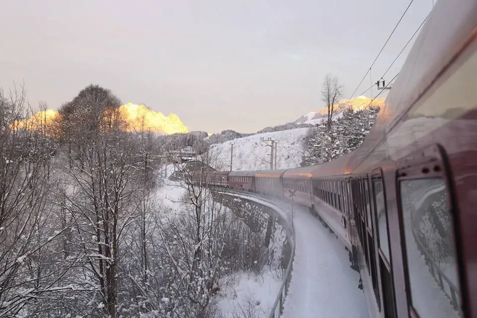 Trein wintersport Oostenrijk - Alpen Express Oostenrijk