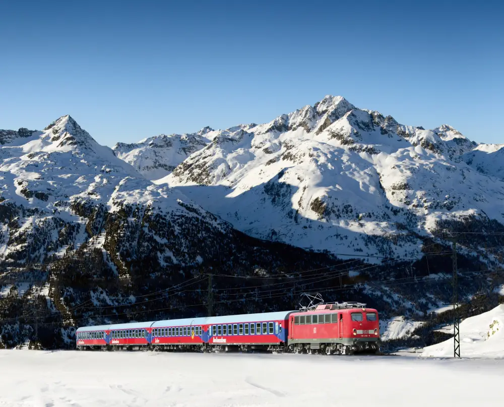 Trein wintersport Oostenrijk - Alpen Express Oostenrijk