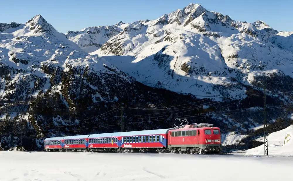Trein wintersport Oostenrijk - Alpen Express Oostenrijk