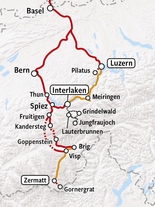 Tops of Europe | Kaart