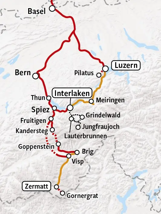 Tops of Europe | Kaart