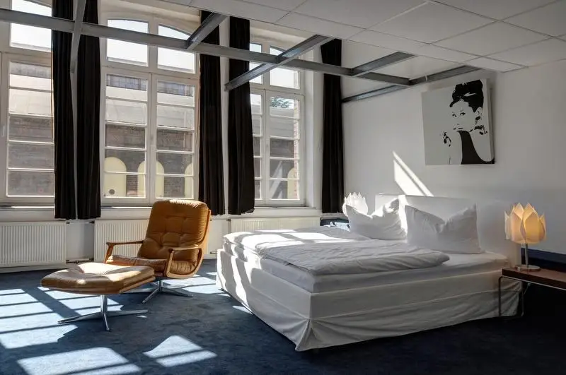 Rondreis Ruhrgebied Essen, trein en hotel, ALte Lohnhalle