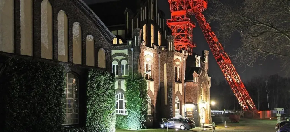 Rondreis Ruhrgebied Essen, trein en hotel, ALte Lohnhalle