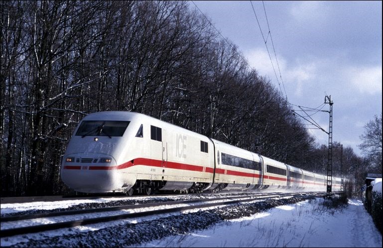 Treinen winter Zwitserland, Oostenrijk, Duitsland, Frankrijk