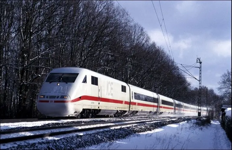 Treinen winter Zwitserland, Oostenrijk, Duitsland, Frankrijk