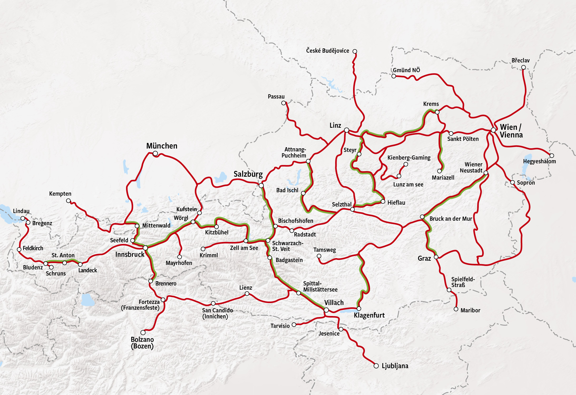 Map - Austria