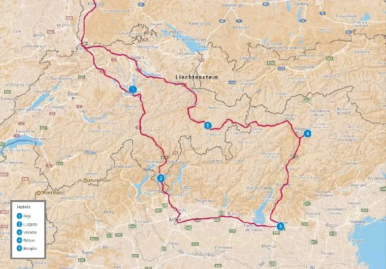 Rail Romanticism and Dolce Vita | Map