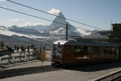 Gornergratbahn - Exterior -  Matterhorn background