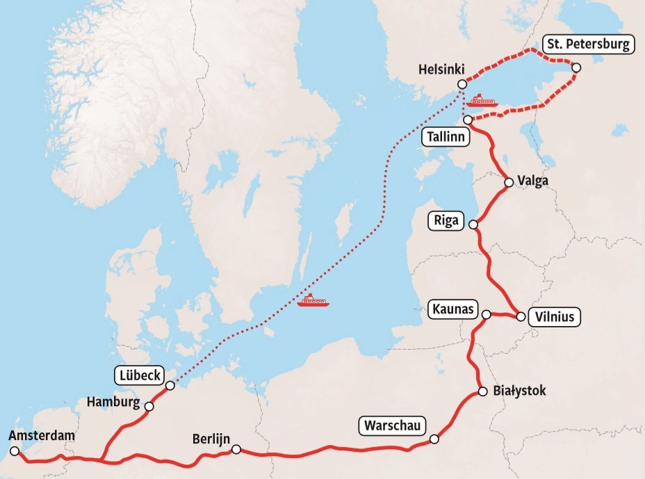 Rail Baltica | Karte