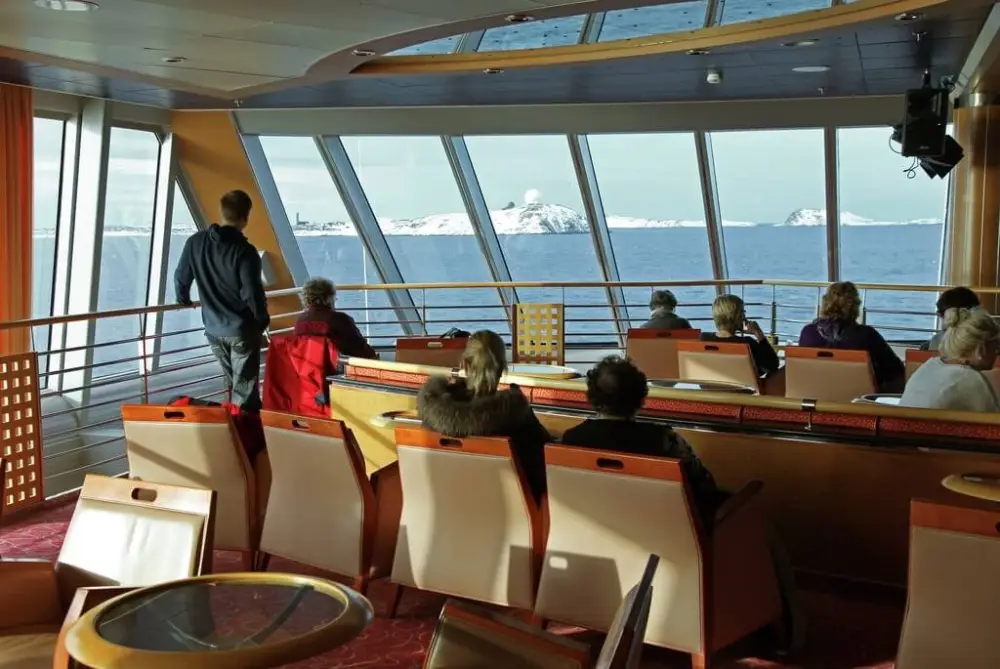 Hurtigruten panorama deck