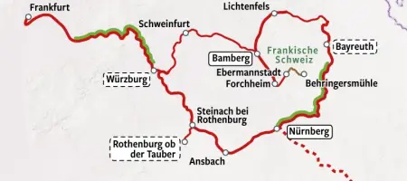 UNESCO Steden Beieren | Kaart