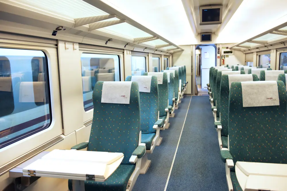 Spain by train - Inside AVE high speed train 