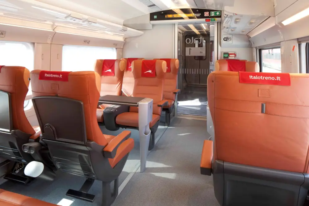 Italo Italy Interior | High Speed Trains in Europe