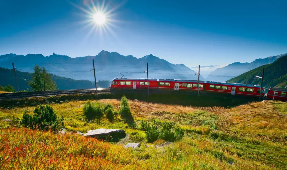 Bernina Express - Trein Zwitserland