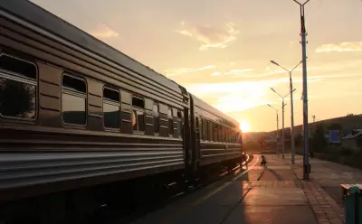 Eurail Interrail Traintravel Sunset