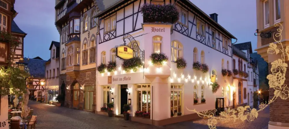 Am Markt Hotel, Bacharach | Treinvakantie Duitsland