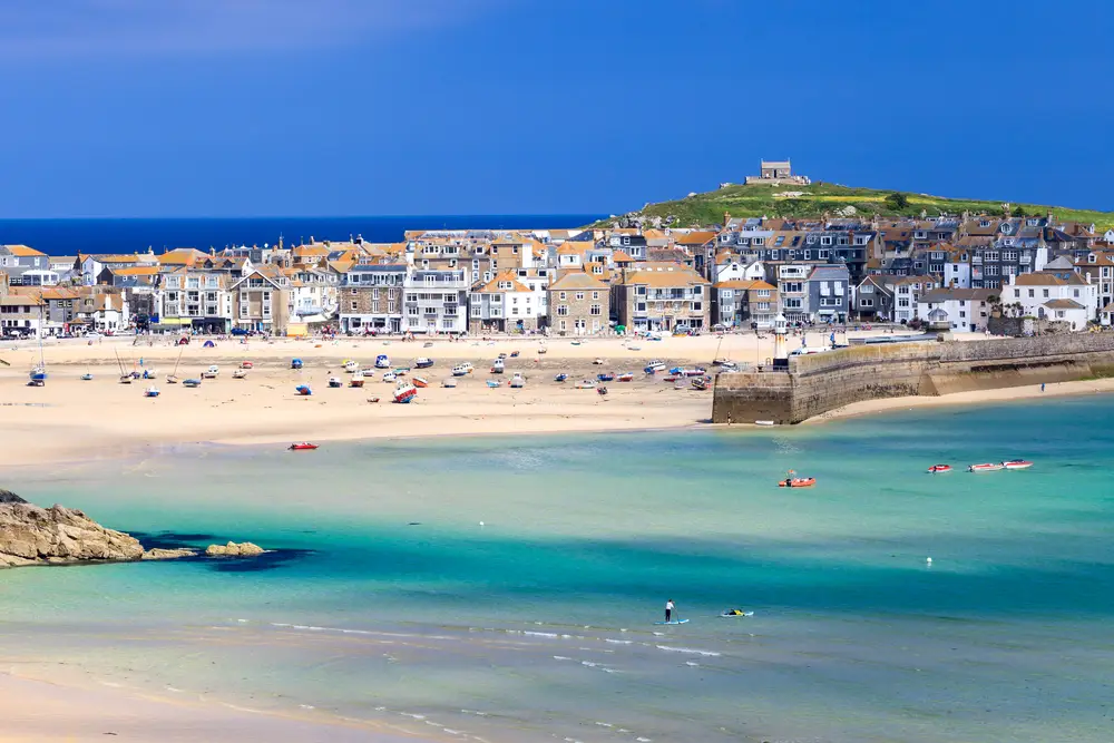 St Ives Strand Blauwe Zee