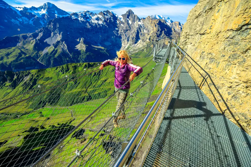 Jungfrau Murren Schilthorn Brug 