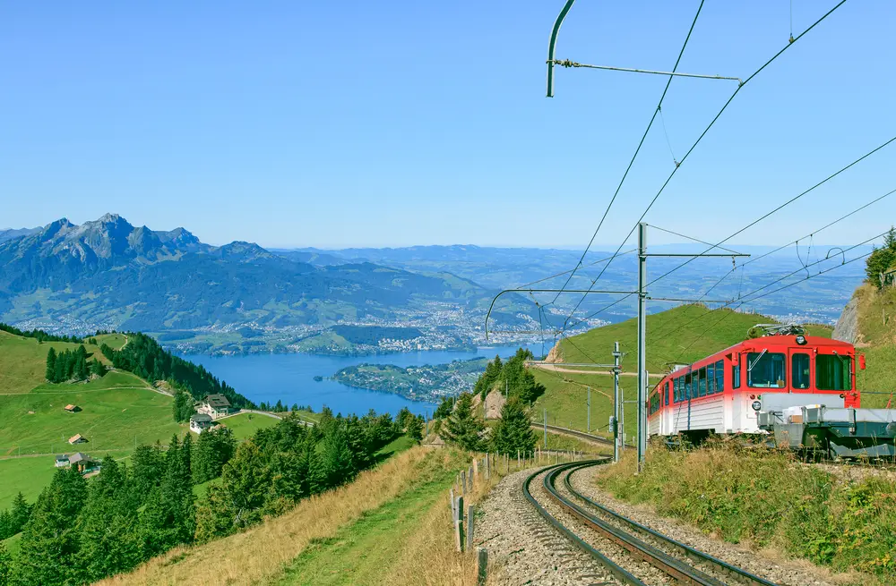 Vierwoudstedenmeer Rigi | Trein Rood