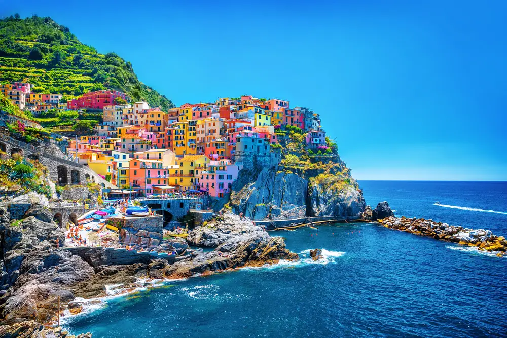 Cinque Terre | Village from sea