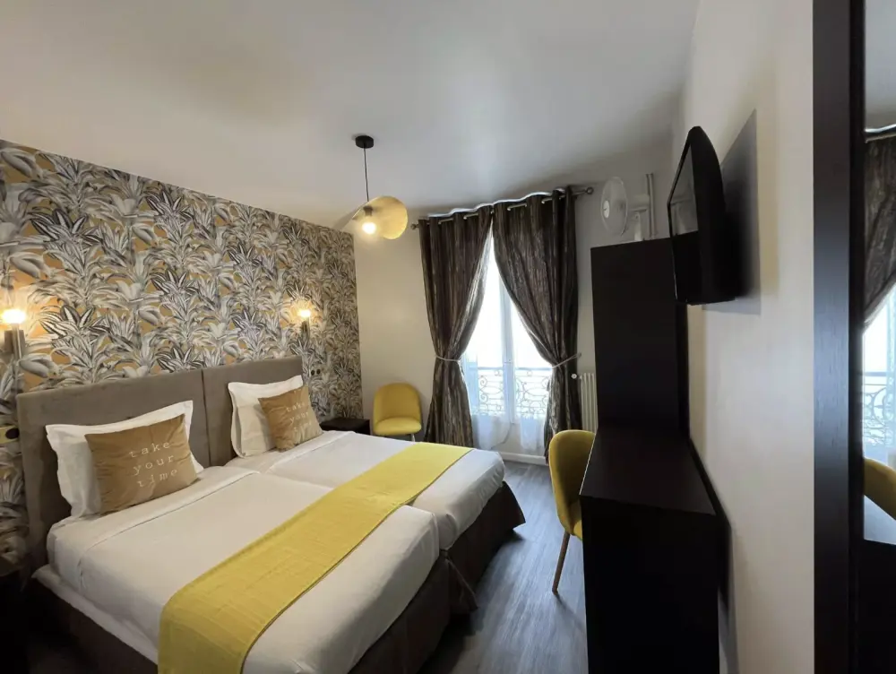 Hotel de Belfort Kamer | Stedentrip Parijs - Trein en Hotel 