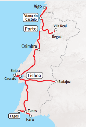 Map Portugal