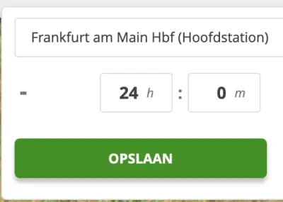 Via station treinreizen Duitsland