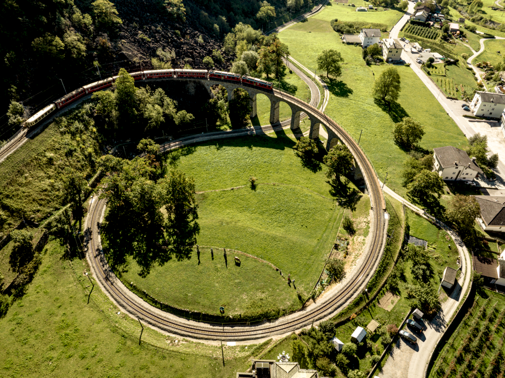 Bernina Express viaduct