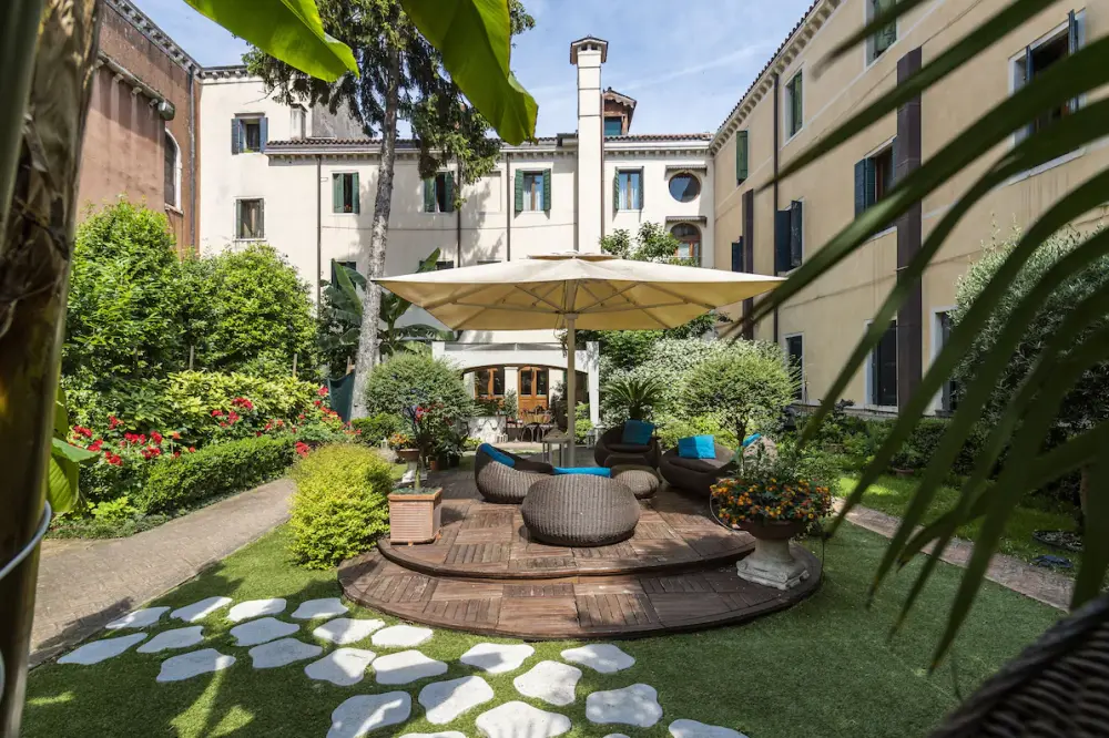 Hotel Abbazia binnentuin