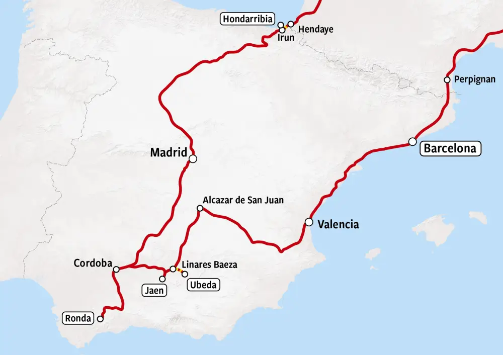 Groepsreis Andalusie kaartje dec 24